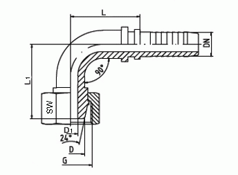 Universal-Dichtkegel DKLL-90°