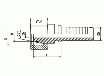 Dichtkegel mit O-Ring DKOL