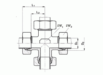 Kreuz – Verschraubungen K